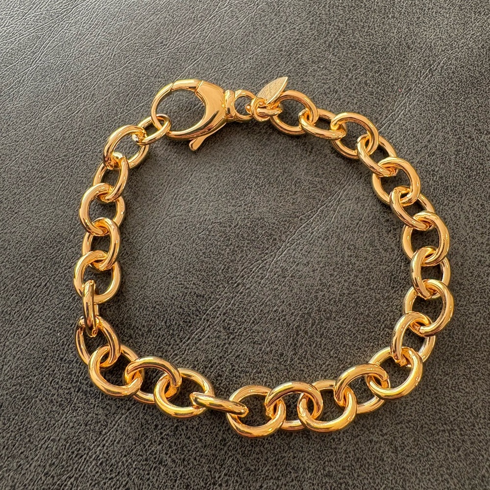 MILOR ITALY Bronze Chunky Chain Link Bracelet